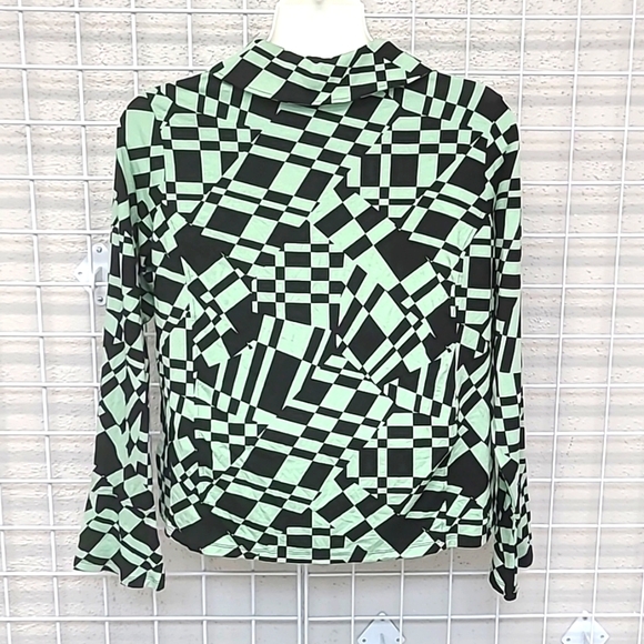 Asos Design Bell Sleeve Collar Button Down Size 18 - Picture 4 of 6